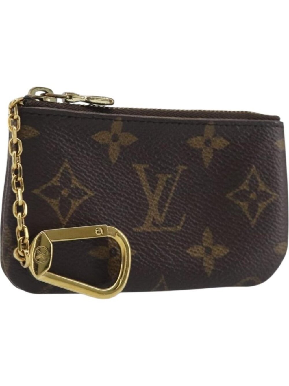 LOUIS VUITTON Monogram Pochette Cles Coin Purse M60033